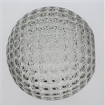 Tiffany & Co Luxury Leaded Crystal Art Glass Golf Ball Paperweight