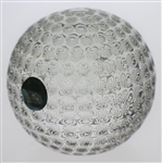 Tiffany & Co Luxury Leaded Crystal Art Glass Golf Ball Paperweight