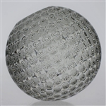 Tiffany & Co Luxury Leaded Crystal Art Glass Golf Ball Paperweight