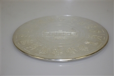 Augusta National Golf Club Sterling Silver Clubhouse with Hole Names Trivet - Rare