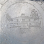 Augusta National Golf Club Sterling Silver Clubhouse with Hole Names Trivet - Rare