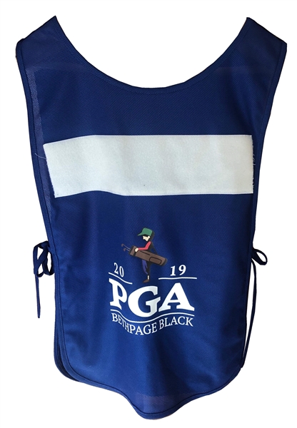 Blue 2019 PGA Championship at Bethpage Black Caddy Bib