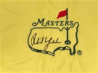 Phil Mickelson Signed Masters Undated Embroidered Flag JSA ALOA