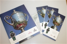 Brooks Koepka Signed 2019 PGA Championship at Bethpage Black Yellow Flag w/ Program & Tickets JSA ALOA