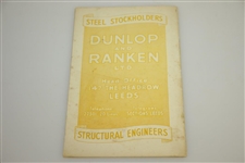 1954 Open Championship at Royal Birkdale Wednesday Program with Draw Sheet