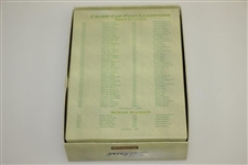 Pine Valley 2010 'Crump Cup' Dozen Titleist Golf Balls in 'George Crump' Box