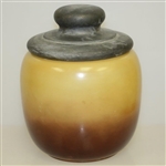Circa 1910 Large Milk Glass Tobacco Humidor Purported to be by The Handel Co.