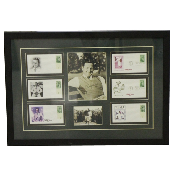 Classic Bobby Jones Picture & Cachets Framed Presentation Piece