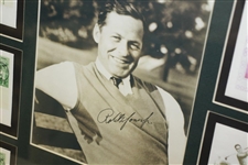 Classic Bobby Jones Picture & Cachets Framed Presentation Piece