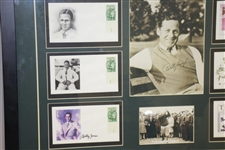 Classic Bobby Jones Picture & Cachets Framed Presentation Piece