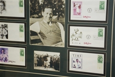 Classic Bobby Jones Picture & Cachets Framed Presentation Piece