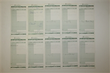 Twenty Ben Hogan Signed Shady Oaks Country Club Member Checks/Receipts JSA ALOA