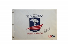 Brooks Koepka Signed 2019 US Open at Pebble Beach Embroidered Flag JSA ALOA