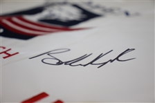 Brooks Koepka Signed 2019 US Open at Pebble Beach Embroidered Flag JSA ALOA