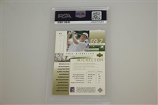 Phil Mickelson Signed 2002 Upper Deck Card PSA #28870584