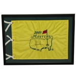 Tiger Woods Signed 2005 Masters Flag JSA ALOA