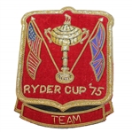 Ray Floyds 1975 Ryder Cup Contestant Bullion Blazer Crest / Badge