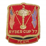Ray Floyds 1977 Ryder Cup Contestant Bullion Blazer Crest / Badge