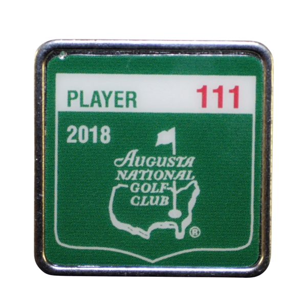 Ray Floyd's 2018 Masters Tournament Contestant Badge #111