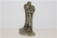 Vintage Post Swing Golfer w/ Bobby Jones' Likeness Bookend