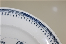 Apsley Decorative Plate w/ Scene of Golfer Looking at Golf Club 