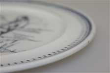 Apsley Decorative Plate w/ Scene of Golfer Looking at Golf Club 
