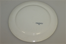 Apsley Decorative Plate w/ Scene of Golfer Looking at Golf Club 