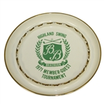 1971 Highland Swing Brae Burn Member-Guest Tournament Ashtray w/ Original Box