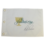 Matt Kuchar Signed Presidents Cup Embroidered Flag JSA ALOA