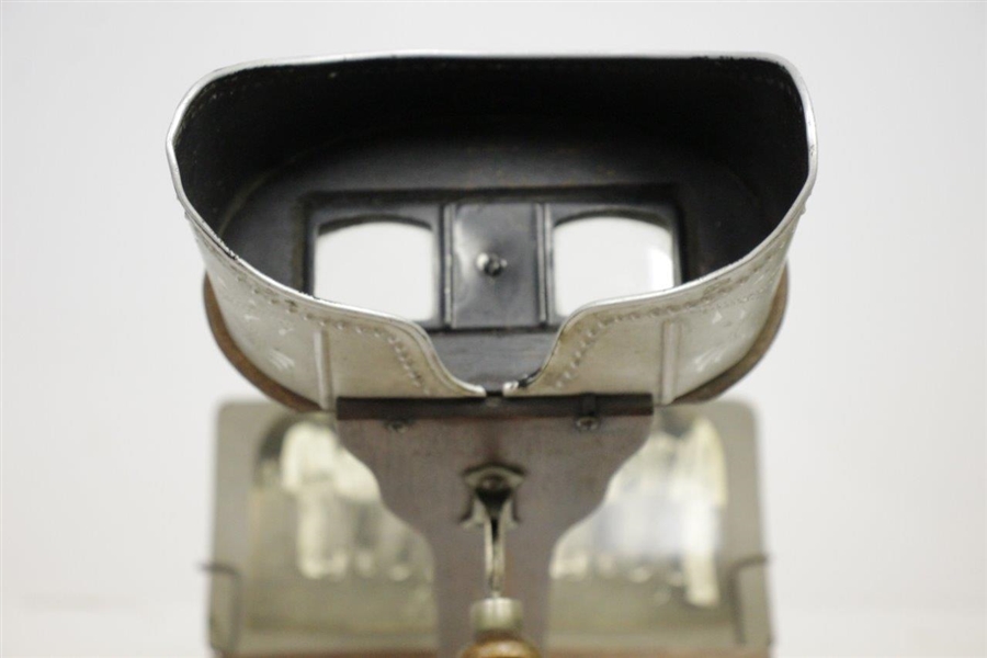 Monarch Stereoscope Viewfinder w/ 1920's Walter Hagen, Craig Wood & Others Viewfinder Cards  