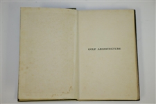 1920 1st Ed 'Golf Architecture: Economy in Course Construction & Green-Keeping' by Dr. Allister MacKenzie