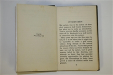 1920 1st Ed 'Golf Architecture: Economy in Course Construction & Green-Keeping' by Dr. Allister MacKenzie