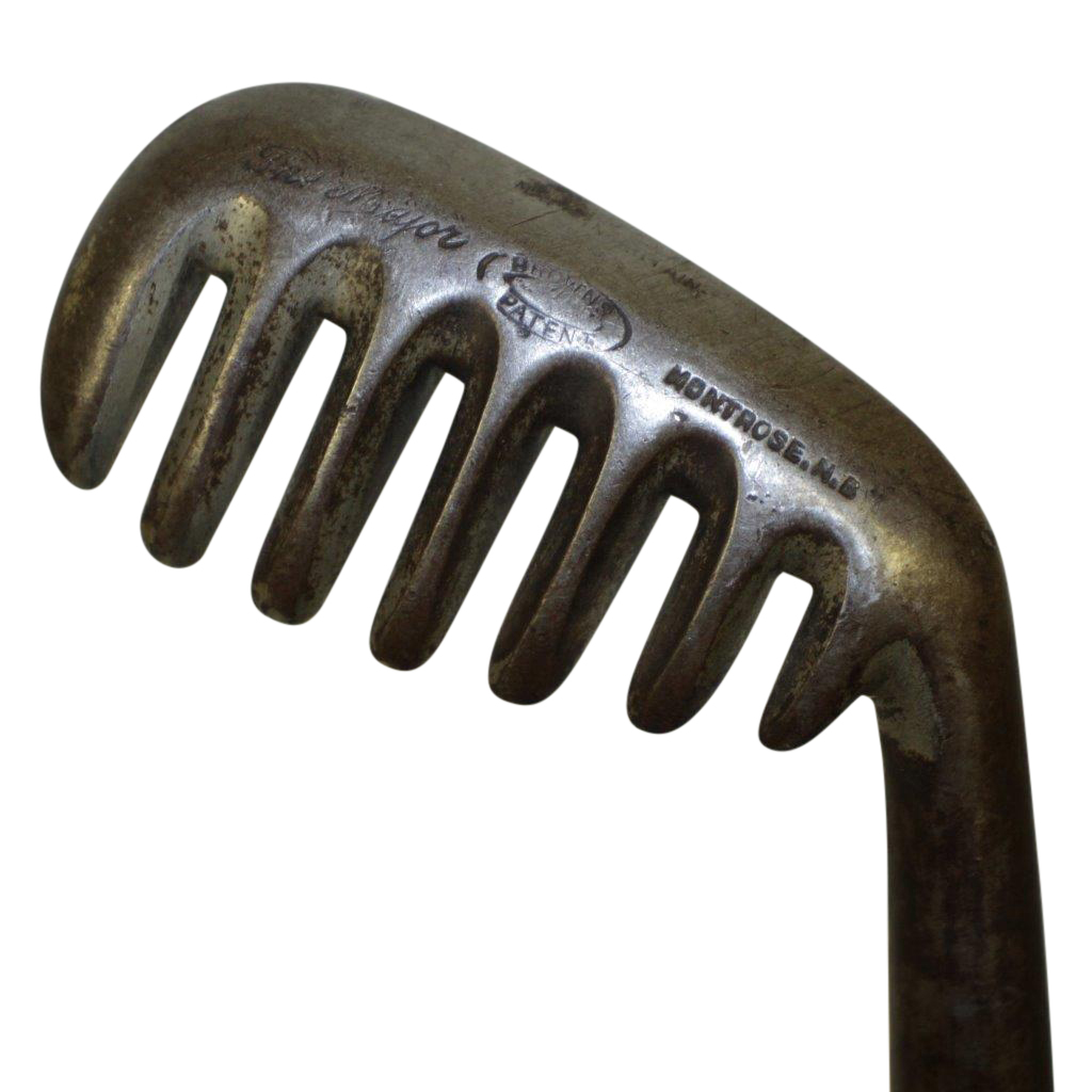 Lot Detail - Brown Patent Rake / Water Iron 'The Major' Montrose N.B.
