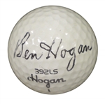 Ben Hogan Signed Hogan 392LS Logo Ball Presentation w/ Jules Alexander Photo FULL JSA #BB32335