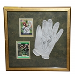 Payne Stewart Signed Glove & Cards Framed Presentation JSA Full #BB12600