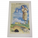 Bobby Jones Slam First Leg at St Andrews Deluxe Offset Lithograph 324/650 by Douglas B London