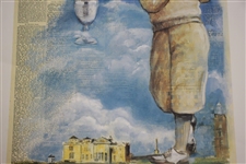 Bobby Jones Slam First Leg at St Andrews Deluxe Offset Lithograph 324/650 by Douglas B London