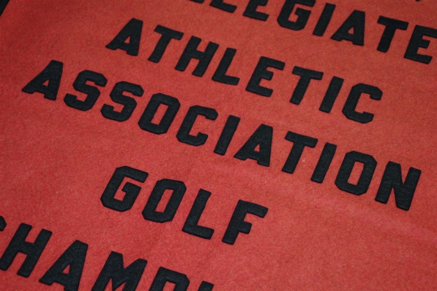 1953 California Collegiate Athletic Assoc. Golf Champions Banner Given to San Diego St