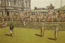 1930 Currier & Ives Robert T. Jones Jr Wins British Open at St. Andrews Framed First Edition of 999Print