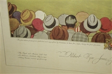 1930 Currier & Ives Robert T. Jones Jr Wins British Open at St. Andrews Framed First Edition of 999Print
