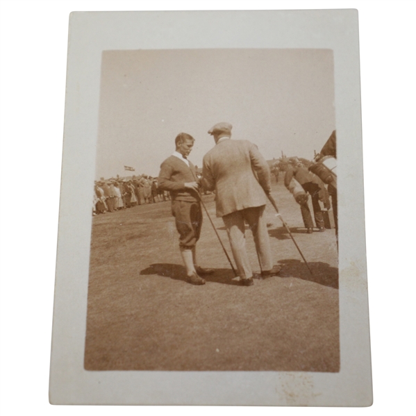 1921 Bobby Jones Original Photo - Age 19 During His First British Amateur Week