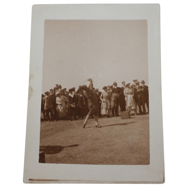 1921 Bobby Jones Original Photo - Age 19 During His First British Amateur Week