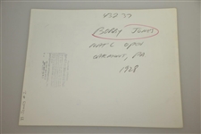  US Open Bobby Jones Putting U.P.I News Service Photo