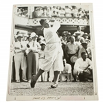 Bobby Jones Mid Swing News Service Photograph