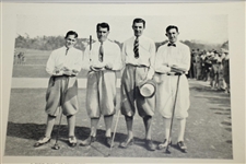 1922 The Country Club of Brookline 4 Ball-Bobby Jones, Francis Ouimet, Tolley, Wethered Photo