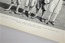 1922 The Country Club of Brookline 4 Ball-Bobby Jones, Francis Ouimet, Tolley, Wethered Photo