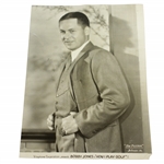 1931 Bobby Jones Publicity Photo For His Vitaphone Corp Sort "The Putter
