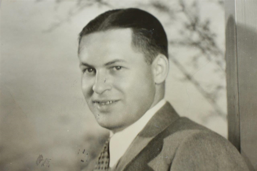 1931 Bobby Jones Publicity Photo For His Vitaphone Corp Sort The Putter