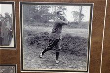 Walter Hagen & Gene Sarazen Signed Photo Framed Presentation JSA ALOA