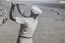 Ben Hogan Signed 1950 US Open Famous 1 Iron Shot Presentation JSA ALOA